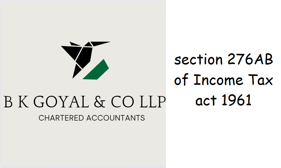 section 276AB of Income Tax act 1961