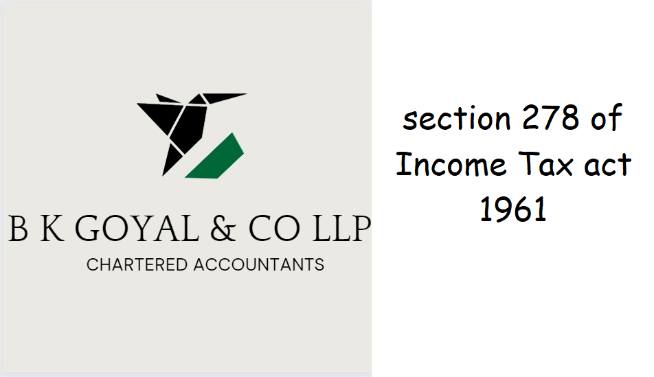section 278 of Income Tax act 1961