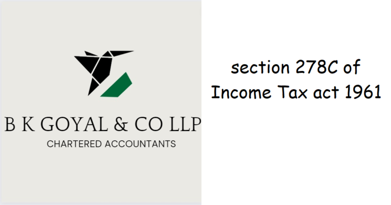 section 278C of Income Tax act 1961