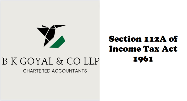 Section 112A of Income Tax Act 1961