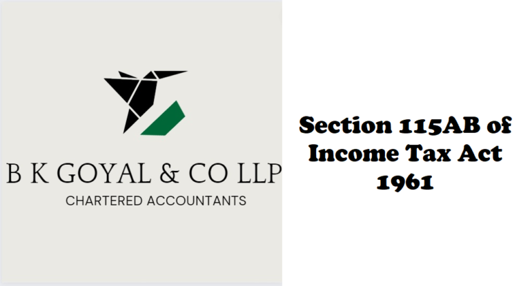 Section 115AB of Income Tax Act 1961