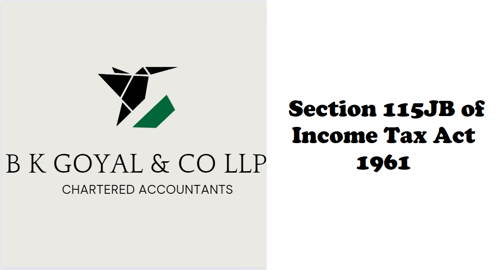 Section 115JB of Income Tax Act 1961