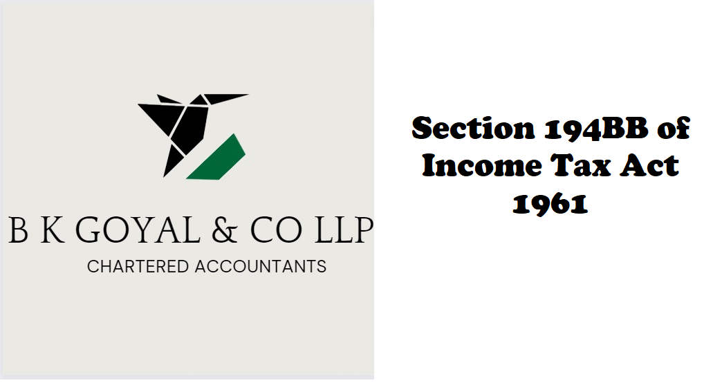 Section 194BB of Income Tax Act 1961