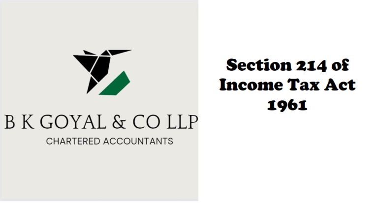 Section 214 of Income Tax Act 1961