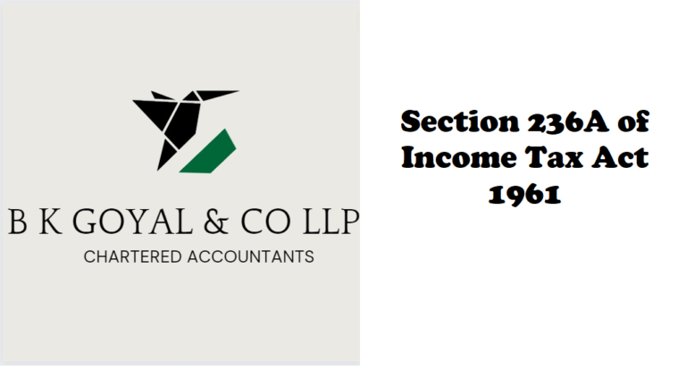 Section 236A of Income Tax Act 1961