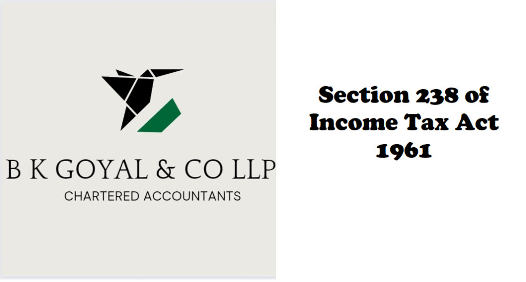 Section 238 of Income Tax Act 1961