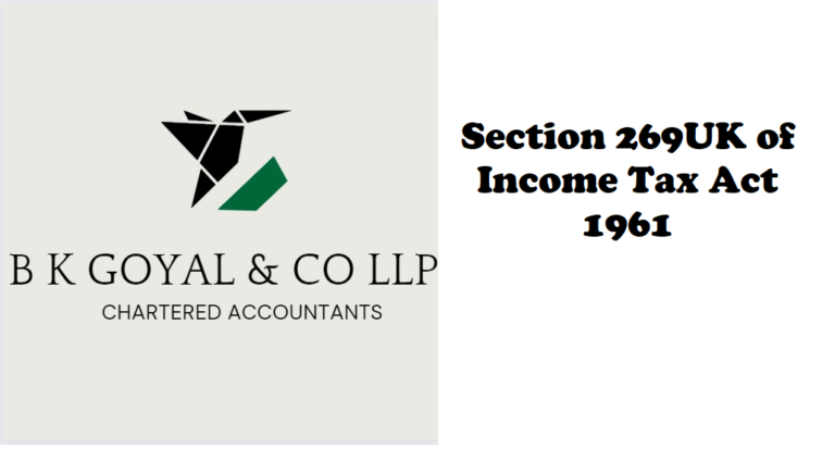 Section 269UK of Income Tax Act 1961