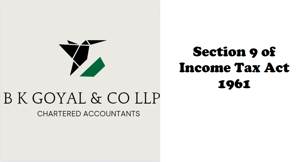 Section 9 of Income Tax Act 1961