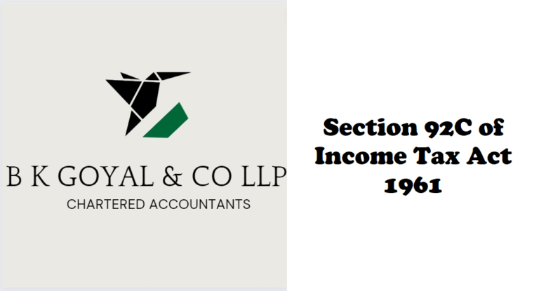 Section 92C of Income Tax Act 1961