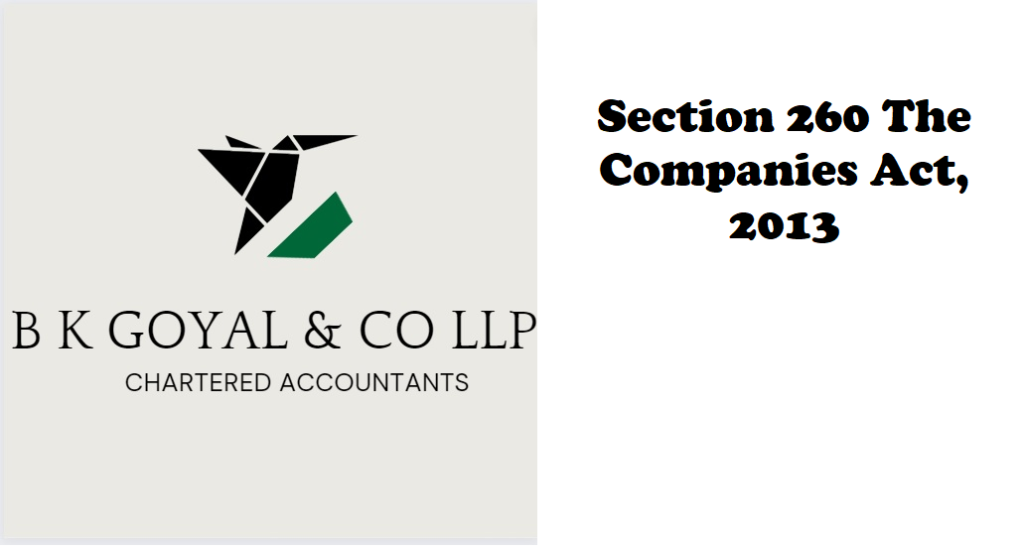 Section 260 The Companies Act, 2013