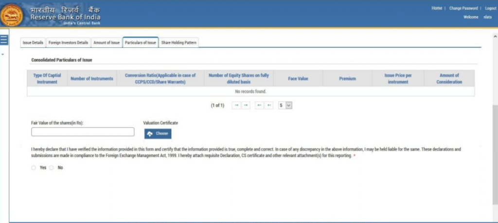 Process for Filing of FC-GPR with RBI 2