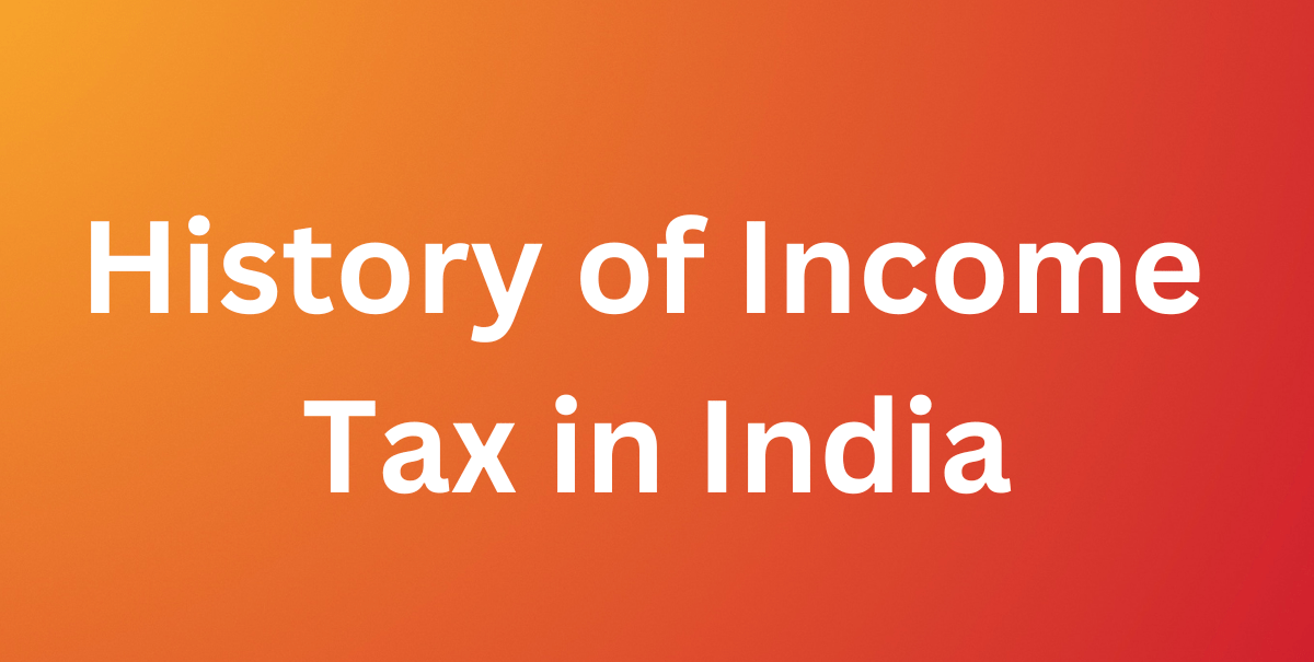 History of tax in india