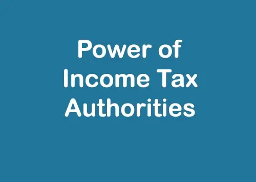 Powers Limitations of the Commissioner of Income Tax