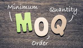 Moq(minimum order quantity)