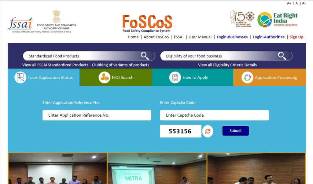 Food Safety and Compliance System (FoSCoS)