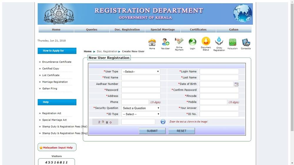 Kerala Property Registration