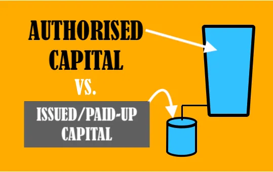 Authorised Capital VS Paid up Capital