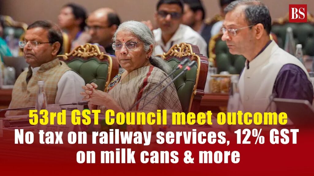 No GST on railway services, hostels; 12% tax on milk cans