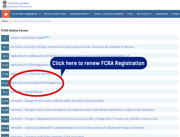 fcra registration for trust and ngo