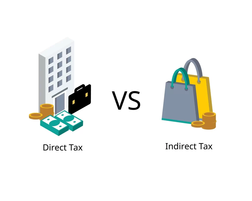 difference between direct tax indirect tax