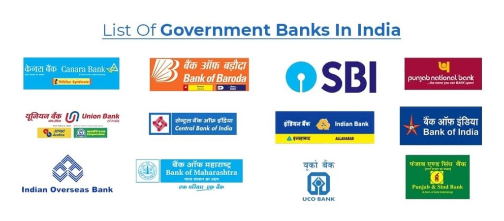 government banks in india